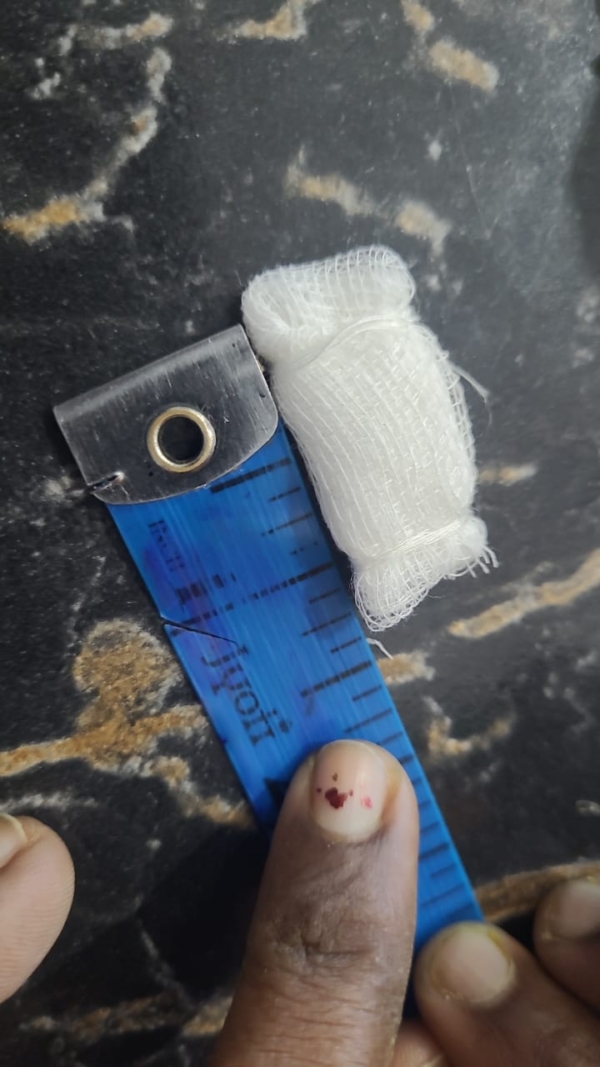 gauze cotton 1 inch